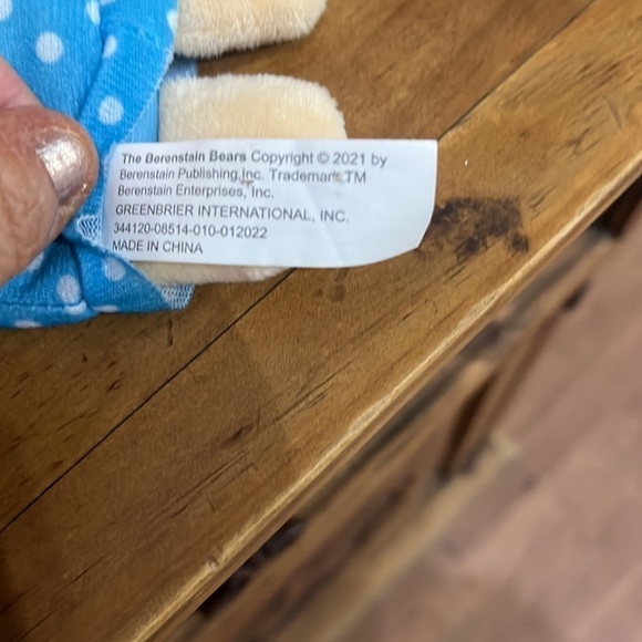 The Berenstain Bears Small Plush Doll Mama - Picture 3 of 3